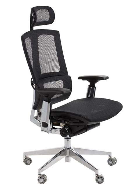 Comfortable seat and a back that flexes when you sit. ECA Forte Executive Mesh Chair - Ideal Furniture