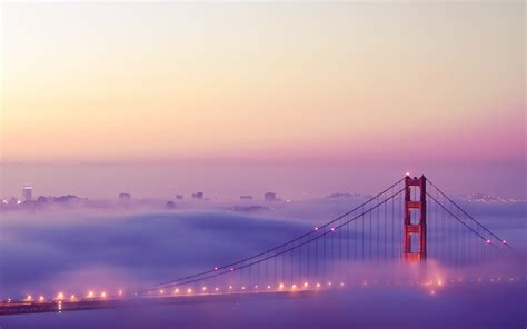Hintergrundbilder 2560x1600 Px Brücke Brücken Städte Nebel