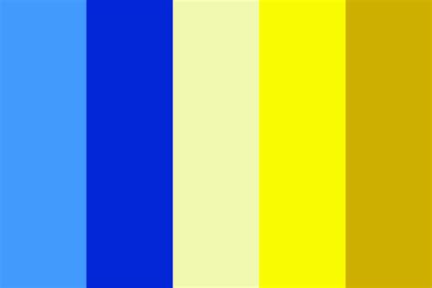 Yellow And Blue Styling Gradient Color Palette