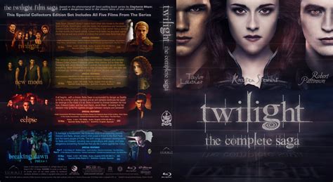 Twilight Saga Complete Collection Movie Blu Ray Custom Covers