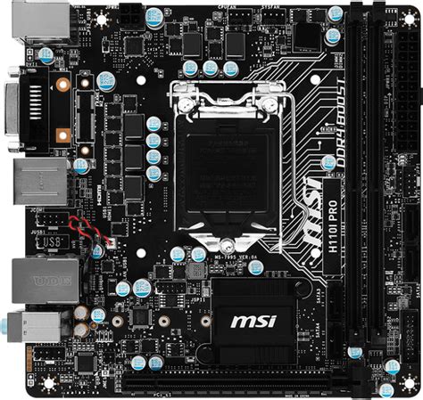 Msi H110i Pro Motherboard Specifications On Motherboarddb