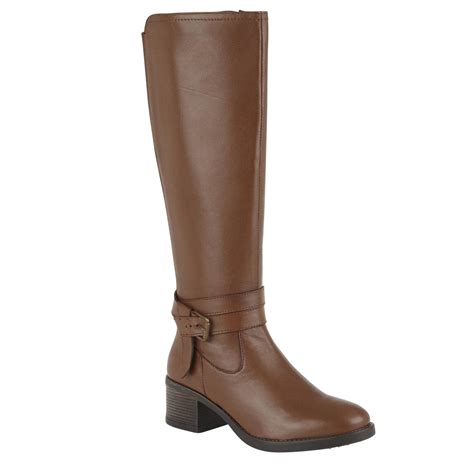 Buy The Lotus Ladies Janessa Knee High Boot In Tan Leather Online