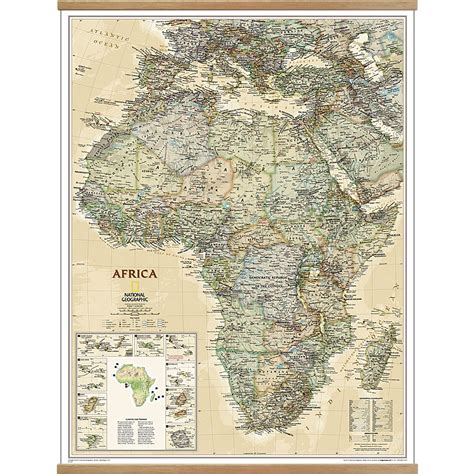 Africa Executive Wall Map Geographica