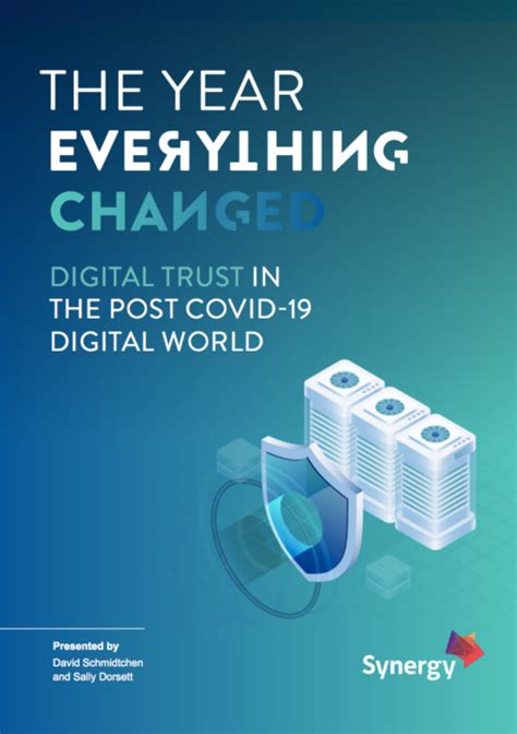 Ebook Building Digital Trust In The Post Covid 19 World