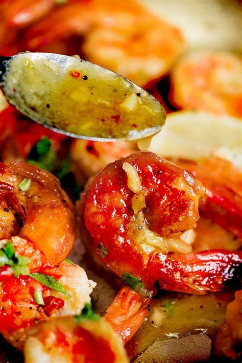 The sauce is so good, sticky and sweet that you will lick your fingers clean. STICKY BUTTERY HONEY GARLIC SHRIMP | Chefjar | Recipe ...