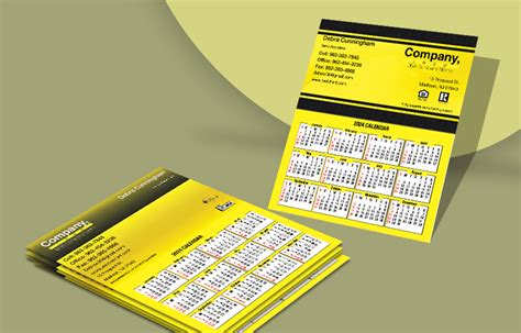 Weichert Real Estate Mini Business Card Calendar Magnets