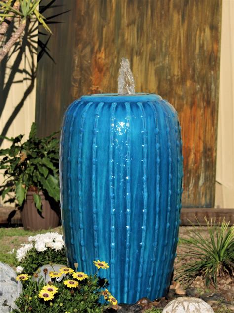 Fiberstone Round Self Contained Fountain Happy Fountains