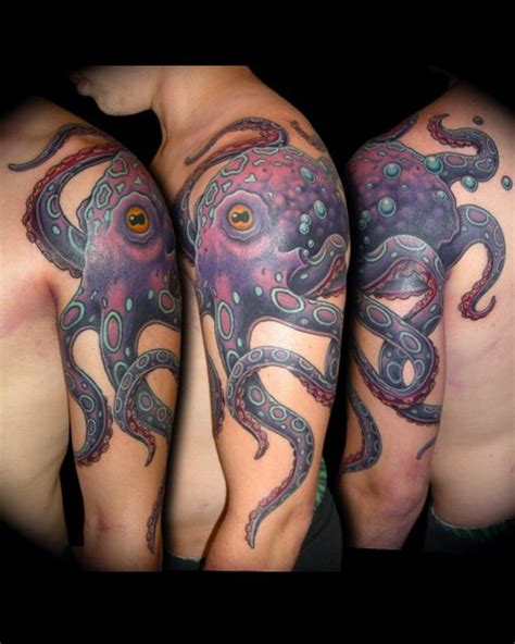 Shoulder Sleeve Octopus Tattoo Design Octopus Tattoo Sleeve Octopus Tattoos