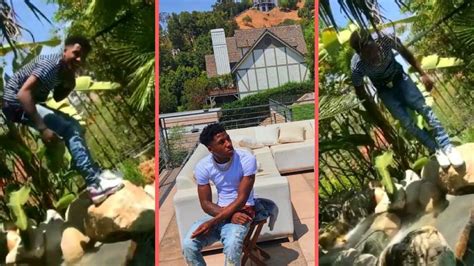 Nba Youngboy At His New Mansion In La With His Brother Nba Ken After