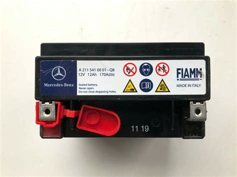 Mercedes Benz Secondary Backup Auxiliary Battery Genuine Original Oem