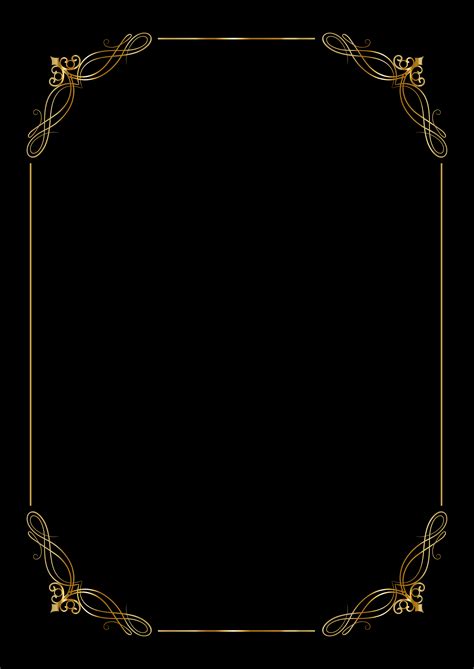 Christmas Gold Frame Background Vector Ddb