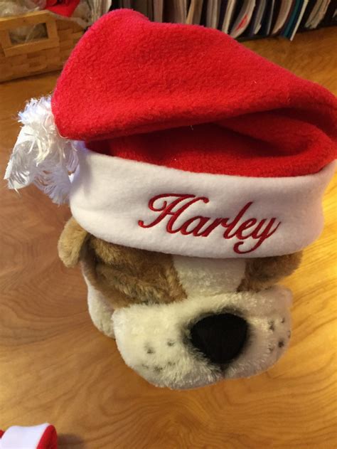Personalized Dog Santa Hat Christmas Hat Dog Hats Pet Etsy
