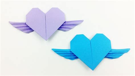 Easy Valentines Day Origami Flying Heart Easycrafts Diy Simple