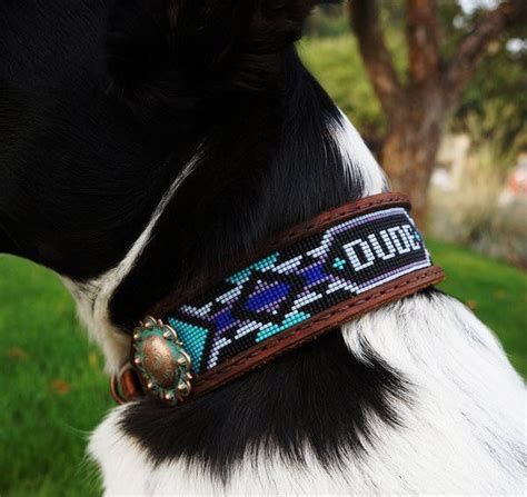 Check out our leather cat collars selection for the very best in unique or custom, handmade pieces from our pet collars & jewelry shops. Personalized Leather Beaded Dog Collar | Beaded dog collar ...