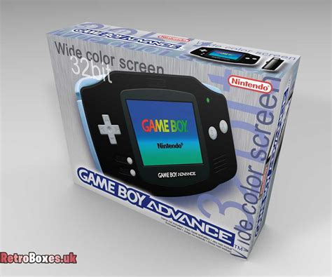 Nintendo Game Boy Advance Black Console Box Inner Cartons