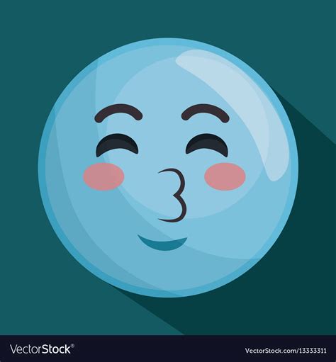 Face Emoticon Character Icon Royalty Free Vector Image
