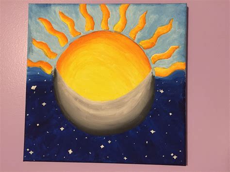Easy Moon Painting At Explore Collection Of Easy