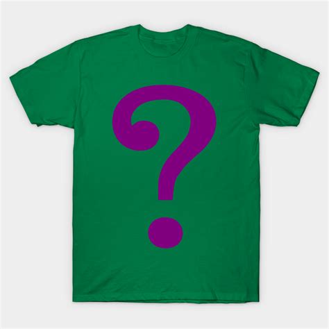 Riddle Me This The Riddler T Shirt Teepublic