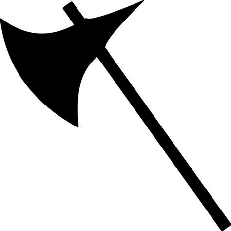 Weapon Axe Silhouette · Free Vector Graphic On Pixabay