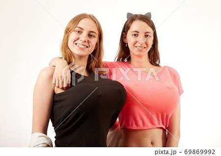 girls with big breastsの写真素材 PIXTA