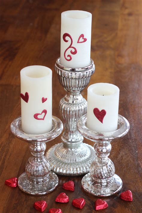 Easy Valentines Day Candles Valentine Candles Diy Valentines Day