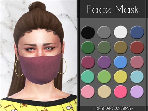 Face Mask At Descargas Sims Sims 4 Updates