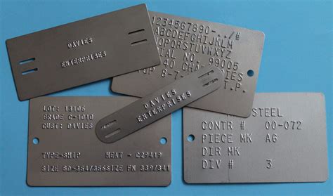 Davies Enterprises Metal Plates And Tags