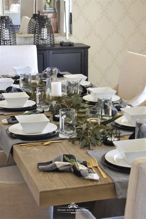Kara s party ideas favorite things holiday dinner party; Masculine Dinner Party Ideas - Home with Holliday in 2020 ...