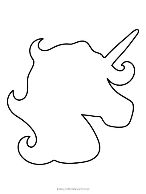 Unicorn Head Stencil Craftcutscom Unicorn Head Stencil Craftcutscom