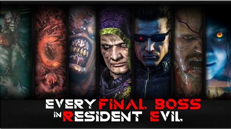 Final Boss In Every Resident Evil Game And Their Final Form Main Games