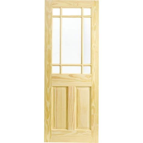 Victorian Panel Half Glazed Solid Oak Door Ubicaciondepersonascdmx