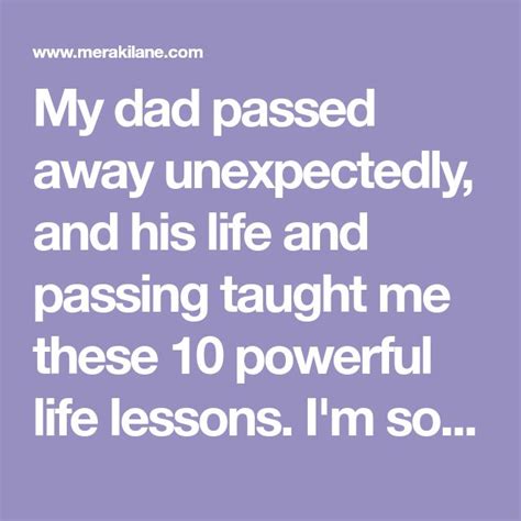 10 powerful life lessons my dad taught me before he died meraki lane life lessons important