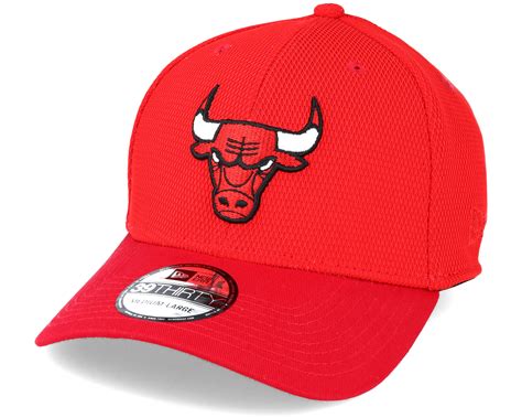 Chicago Bulls Stretch Team Mesh Red 39thirty New Era Caps Hatstore