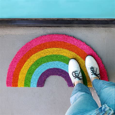 Diy Rainbow Doormat Karen Kavett