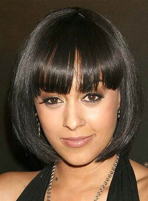 Blunt cuts have an undeniable allure—edgy, fashionable, and emitting a don't f—… 21 Most Beautiful Black Hairstyles With Bangs That Will ...