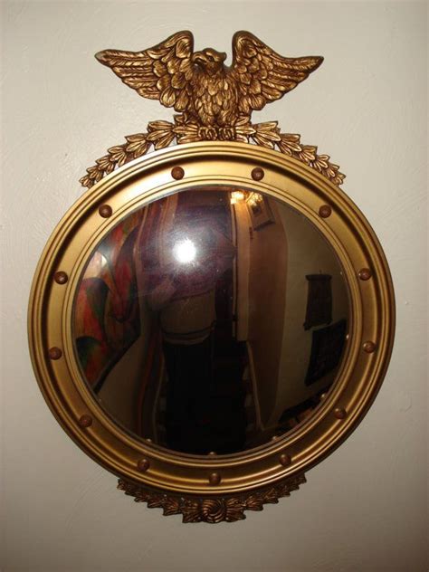 Federal Eagle Large Bullseye Mirror Pick Up Only In Boston Etsy