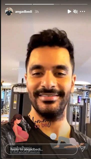 angad bedi s video of pregnant neha dhupia s gym workout is major fitnessgoals watch