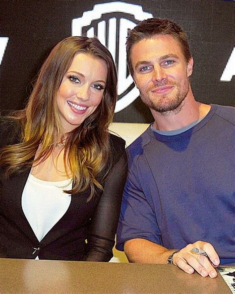 Stephen Amell And Katie Cassidy Katie Cassidy Stephen Amell Stephen Amell Arrow