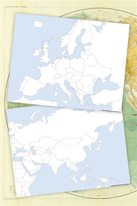 Blank Map Of Europe And Asia