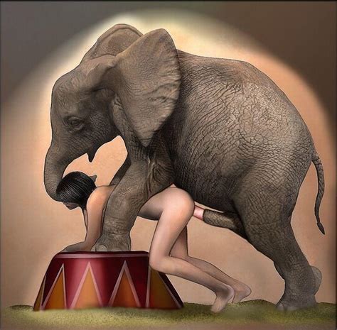 Rule 34 Animal Black Hair Circus Elephant Female Interspecies