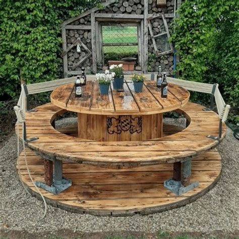 Wooden Spool Ideas For Outdoor Table - HOW TO MAKE – DIY