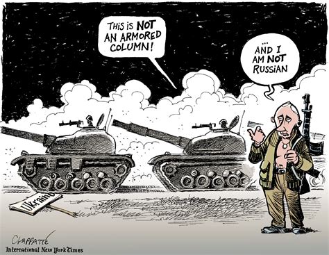Putin Invading Ukraine Globecartoon Political Cartoons Patrick Chappatte