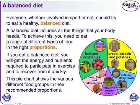 Download Balanced Diet Brain Powerpoint Infographic T