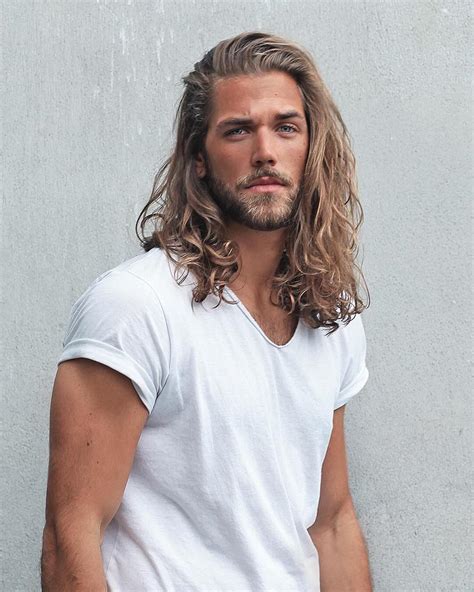 Long Blonde Hair Male Model Queryme