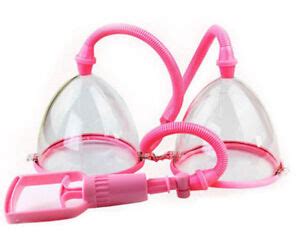 Female Manual Breast Vacuum Pump Breast Enhancer Two Suction Cup Enlarger EBay