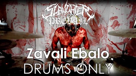 Slaughter To Prevail Evgeny Novikov Zavali Ebalo Drum Backing Track Drums Only Midi Youtube