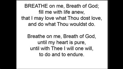 Breathe On Me Breath Of God Edwin Hatch 1878 Youtube