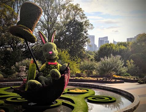 Alice In Wonderland Rabbit At The Botanical Gardens Ratlanta
