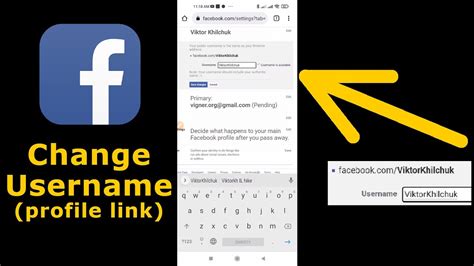 How To Change Facebook Username Profile Link 2023 Youtube