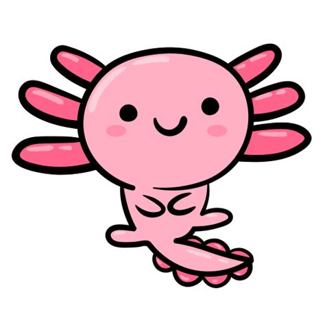 Axolotl Generic Hand Drawn Color Icon